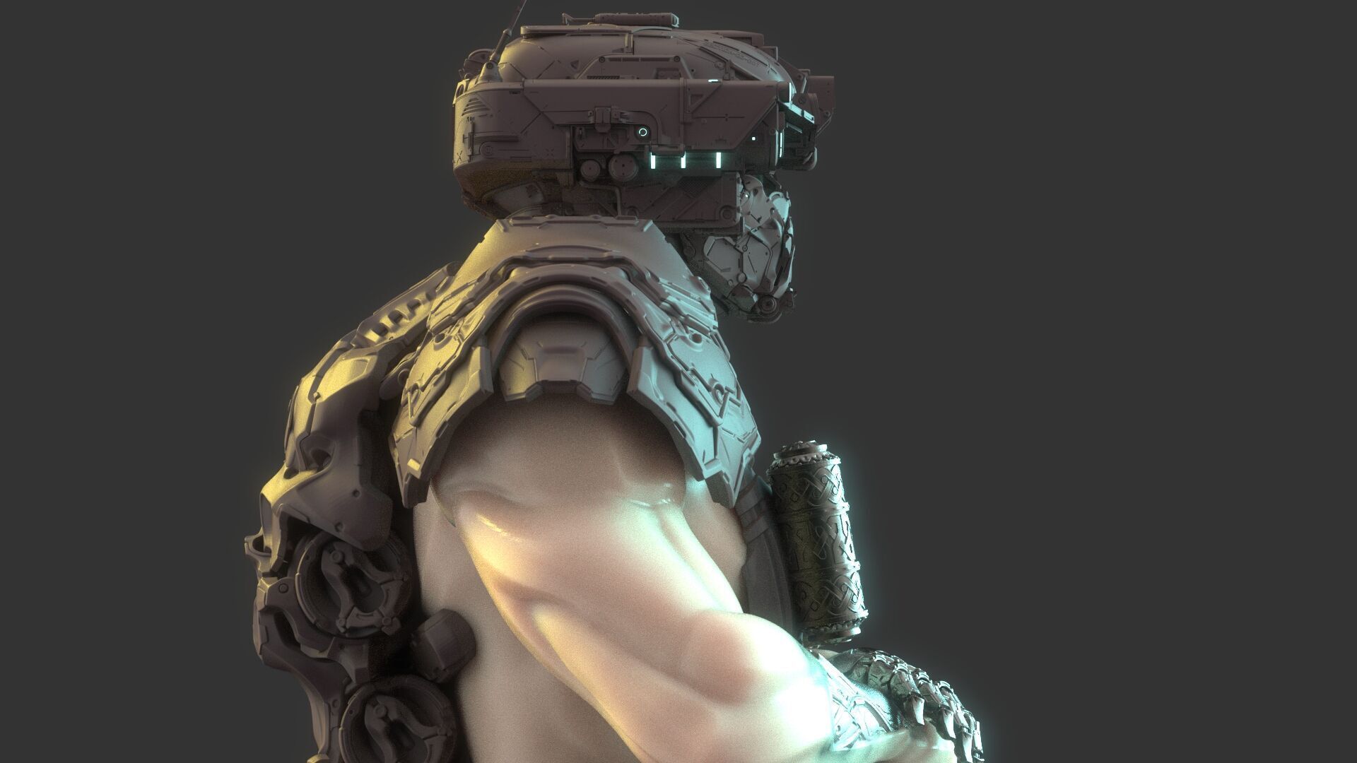 Robot Warrior 3D model_3