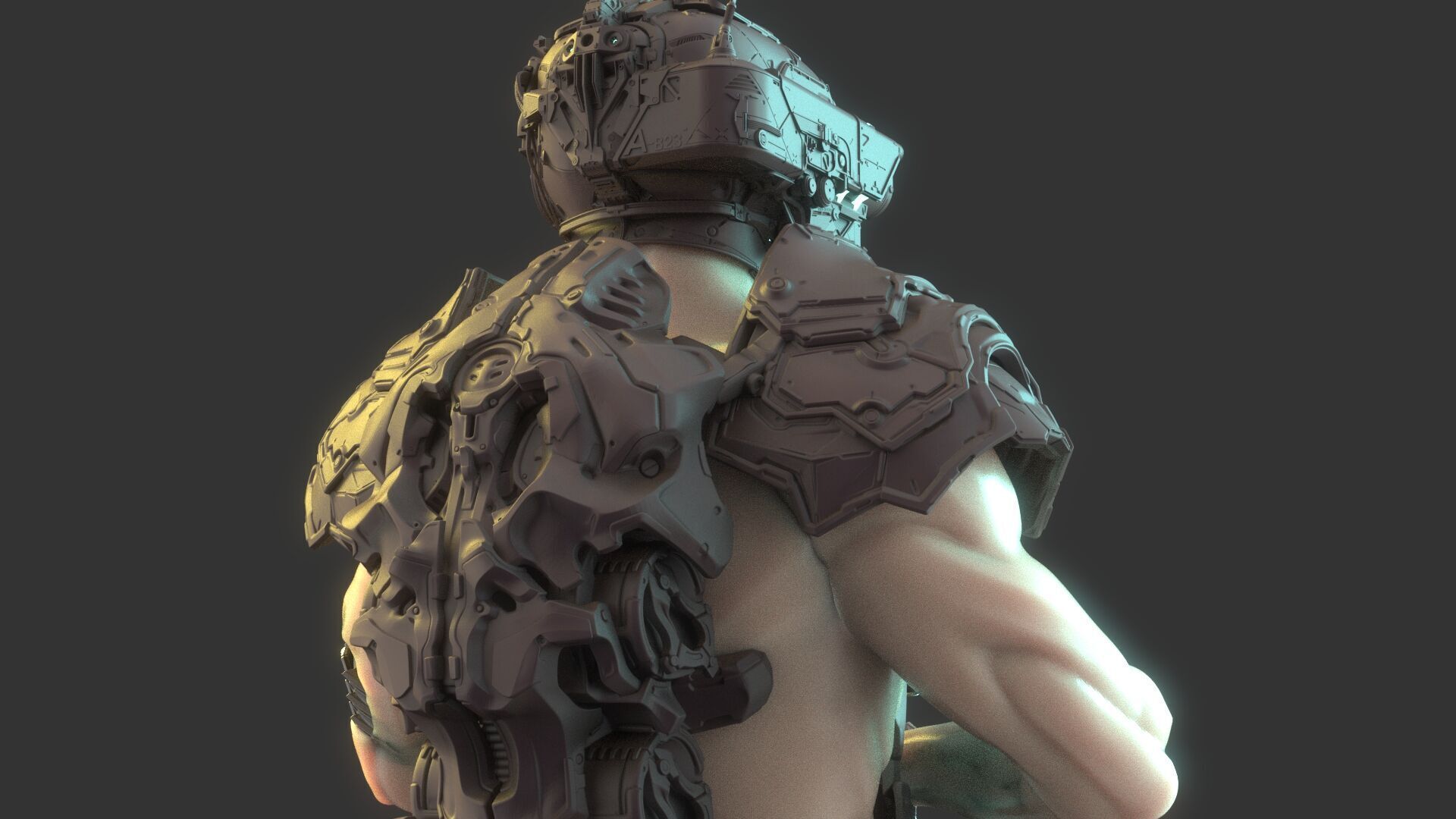 Robot Warrior 3D model_12