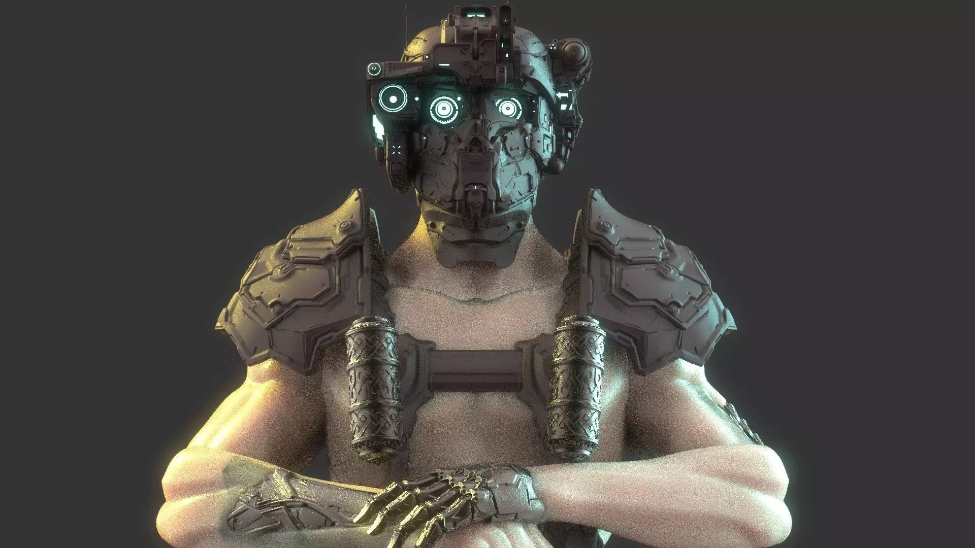 Robot Warrior 3D model_0