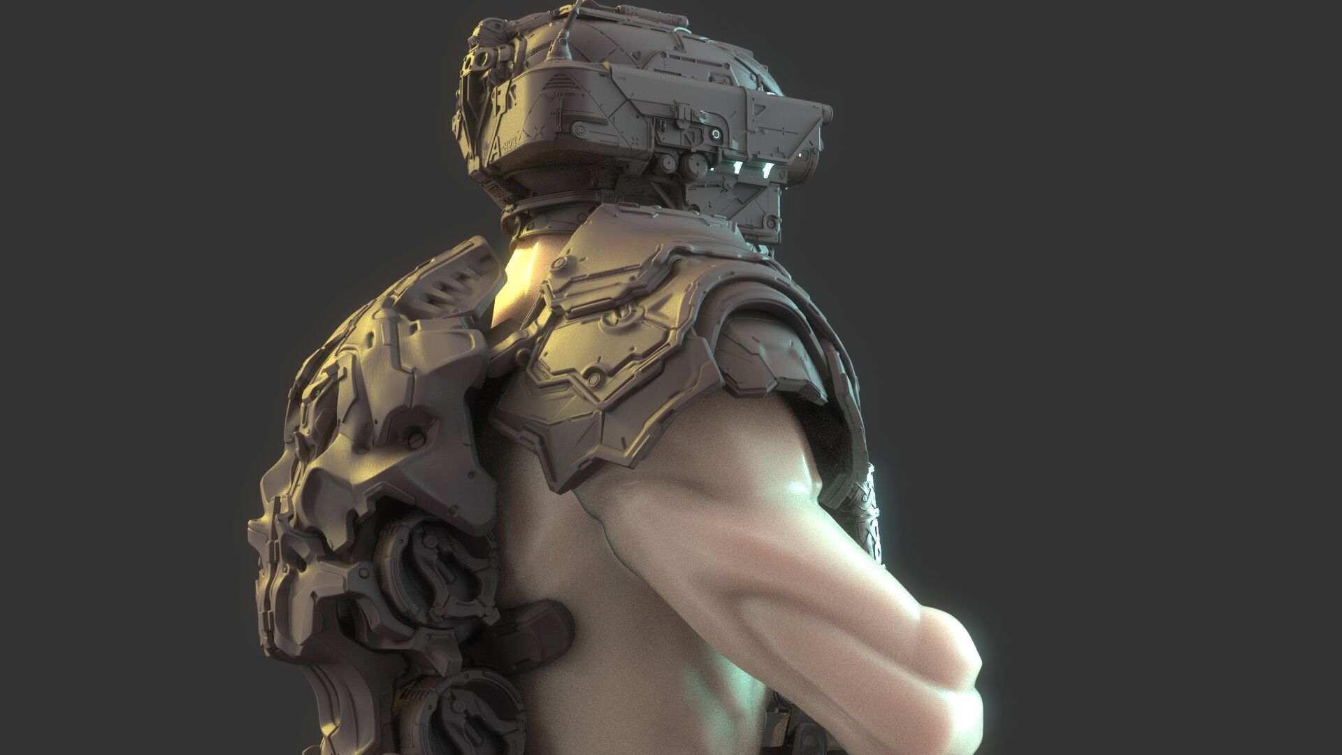 Robot Warrior 3D model_2
