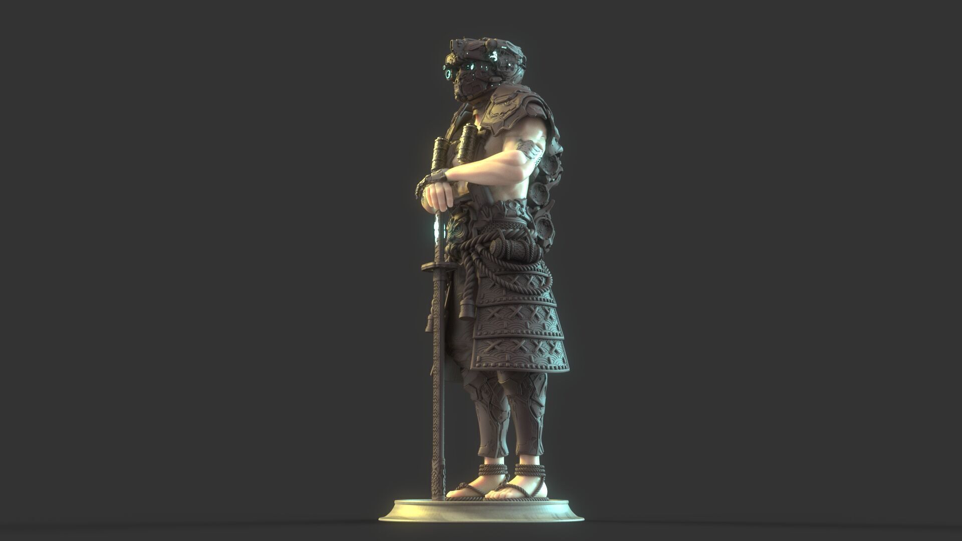 Robot Warrior 3D model_20