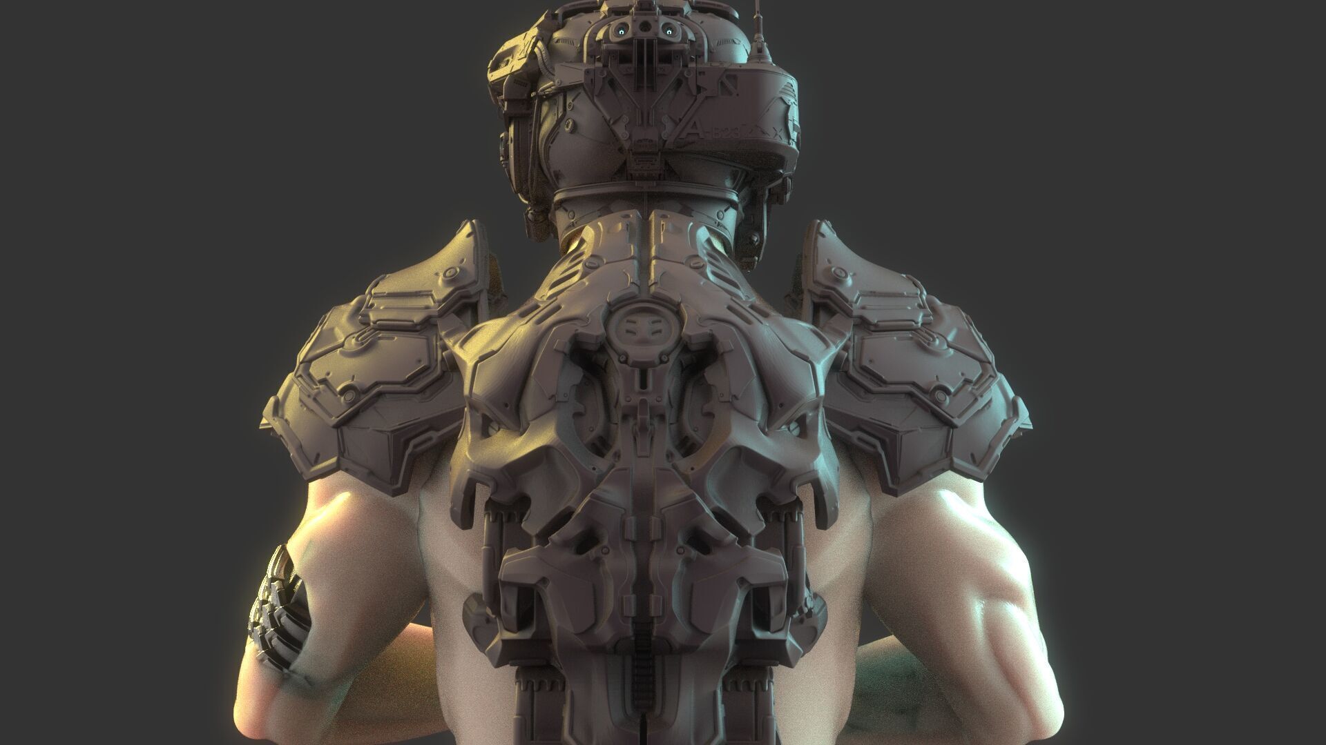Robot Warrior 3D model_11