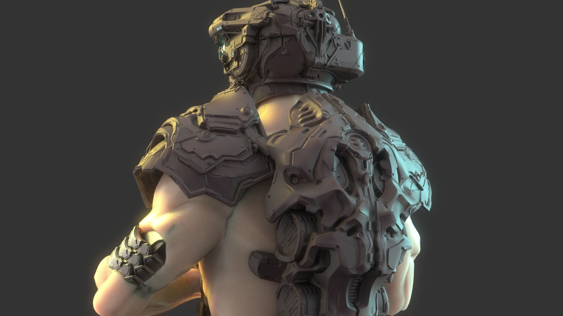Robot Warrior 3D model_10