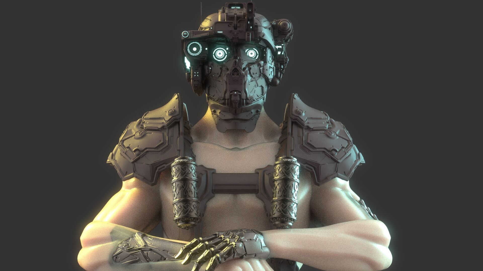 Robot Warrior 3D model_5