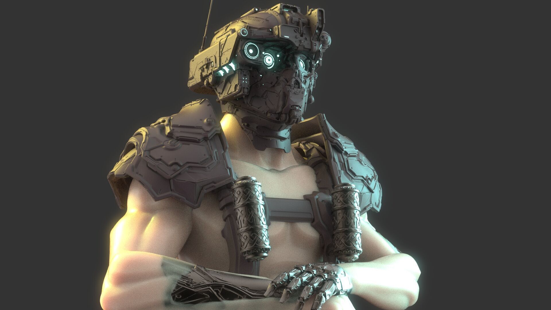 Robot Warrior 3D model_1