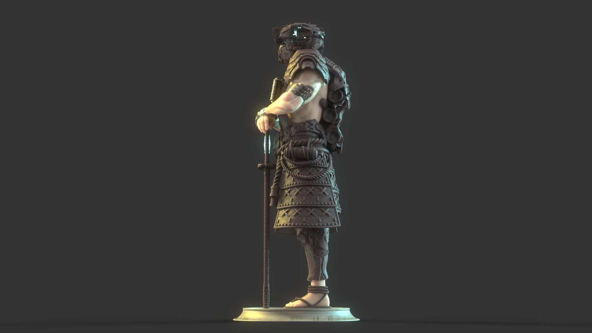 Robot Warrior 3D model_21