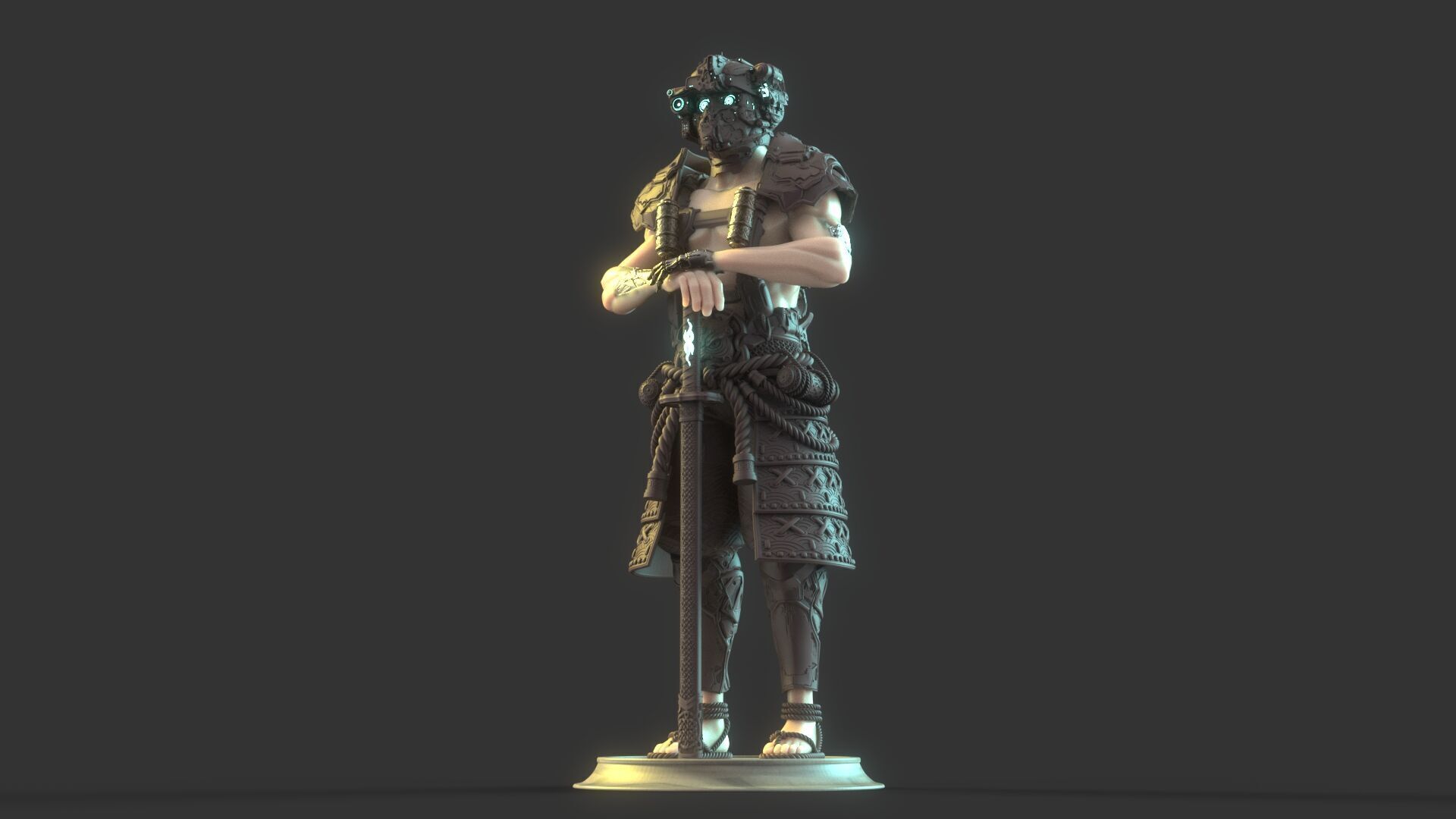 Robot Warrior 3D model_19