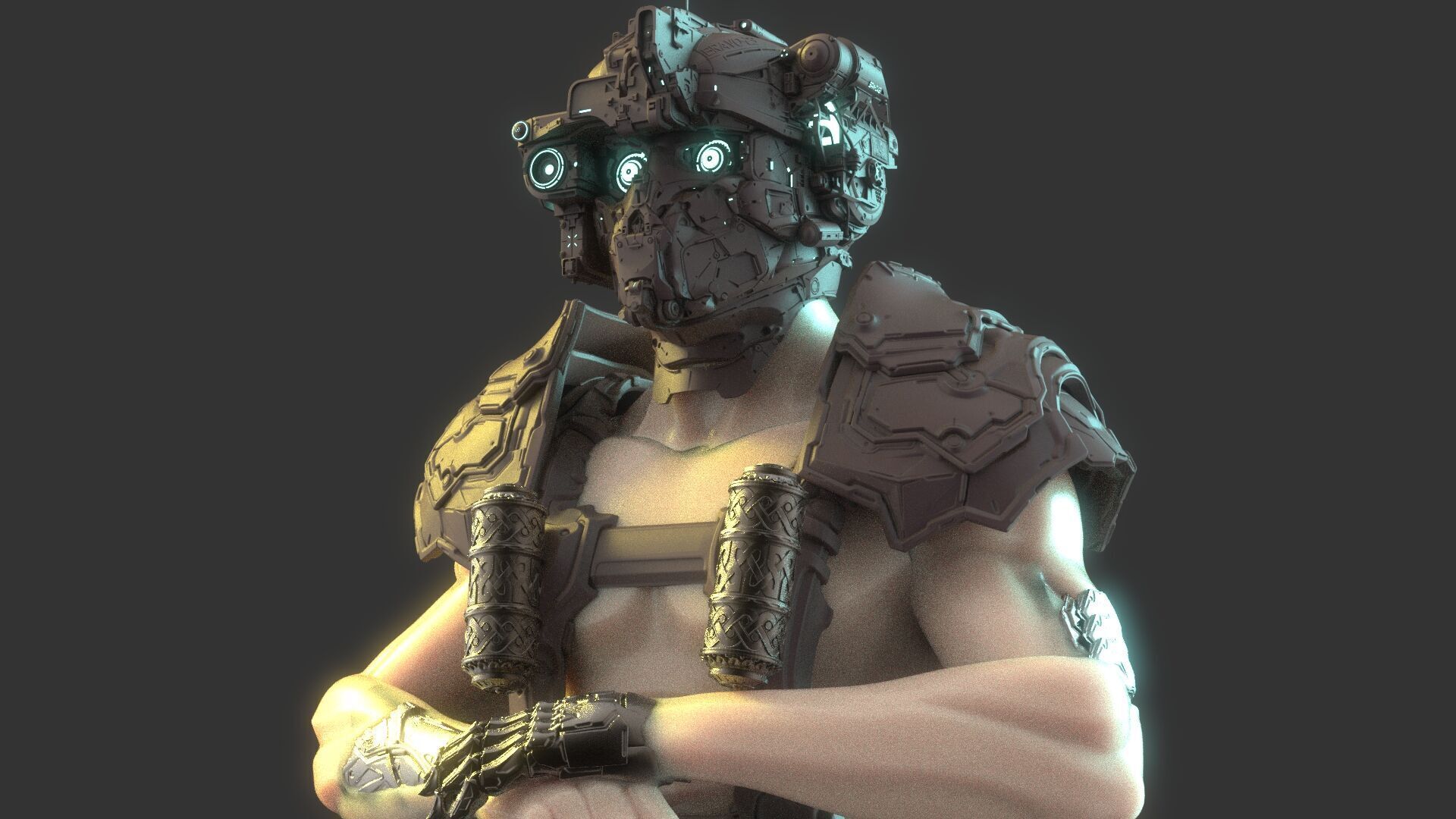 Robot Warrior 3D model_6