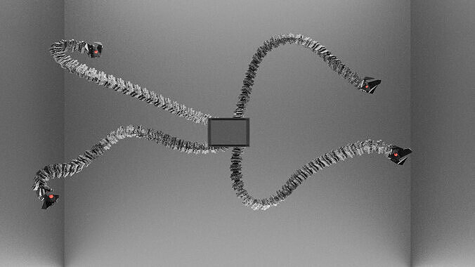 robotic arm of doctor octopus 3D model