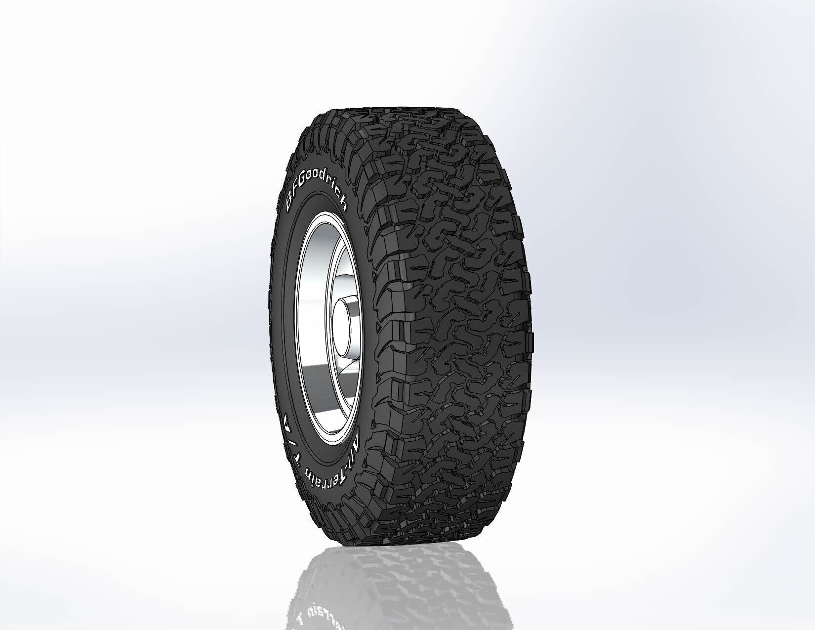 Wheels Us Mags Indy U101 17inch for scale model 3D print model_4