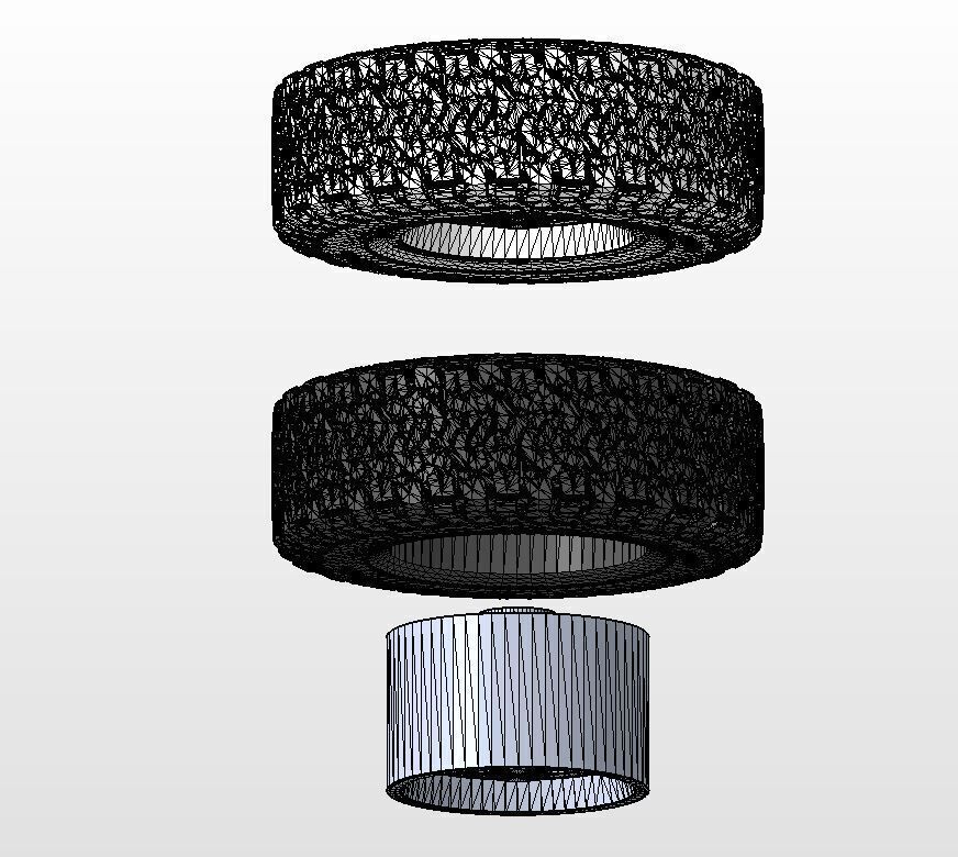 Wheels Us Mags Indy U101 17inch for scale model 3D print model_14