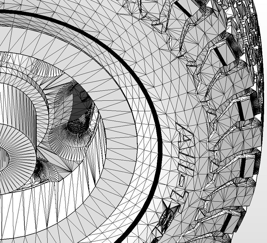 Wheels Us Mags Indy U101 17inch for scale model 3D print model_18