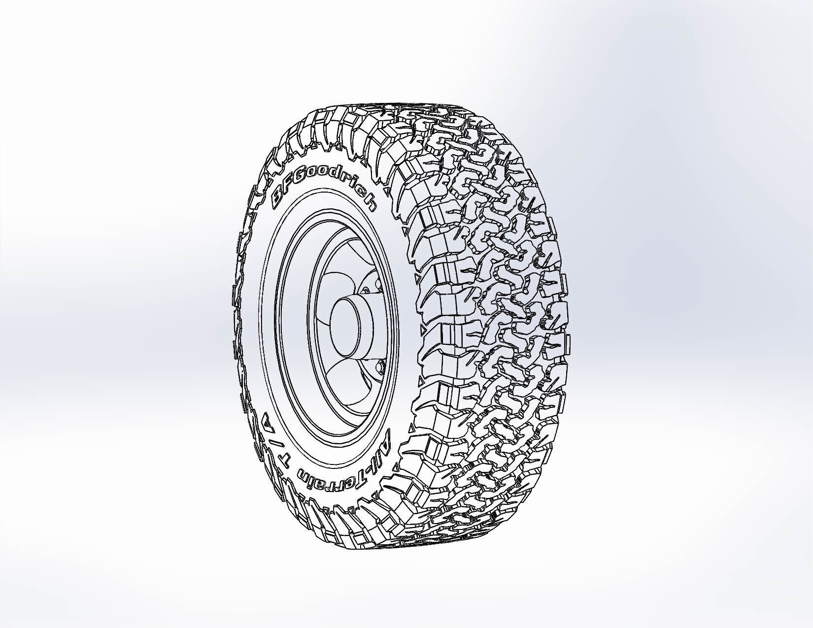 Wheels Us Mags Indy U101 17inch for scale model 3D print model_3