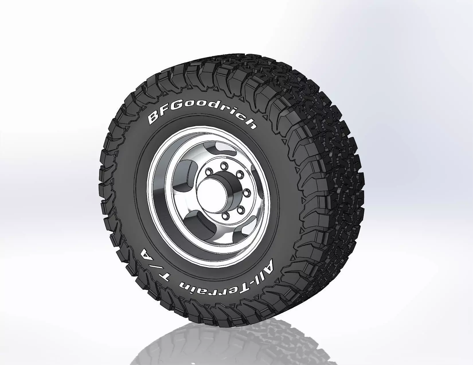 Wheels Us Mags Indy U101 17inch for scale model 3D print model_0