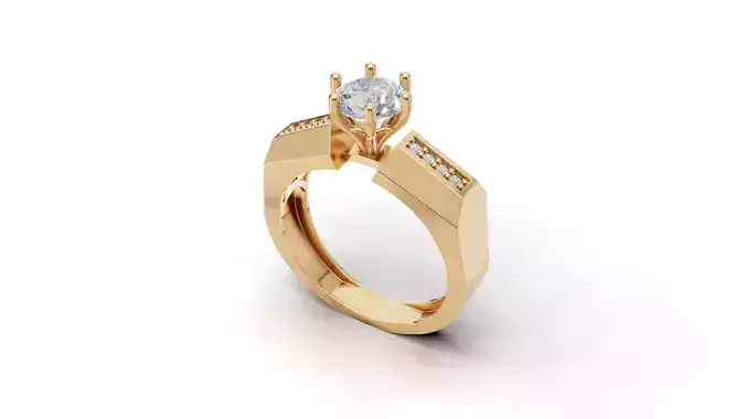 Solitaire Ring 04