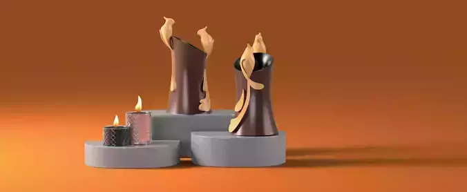 decorative candle holder