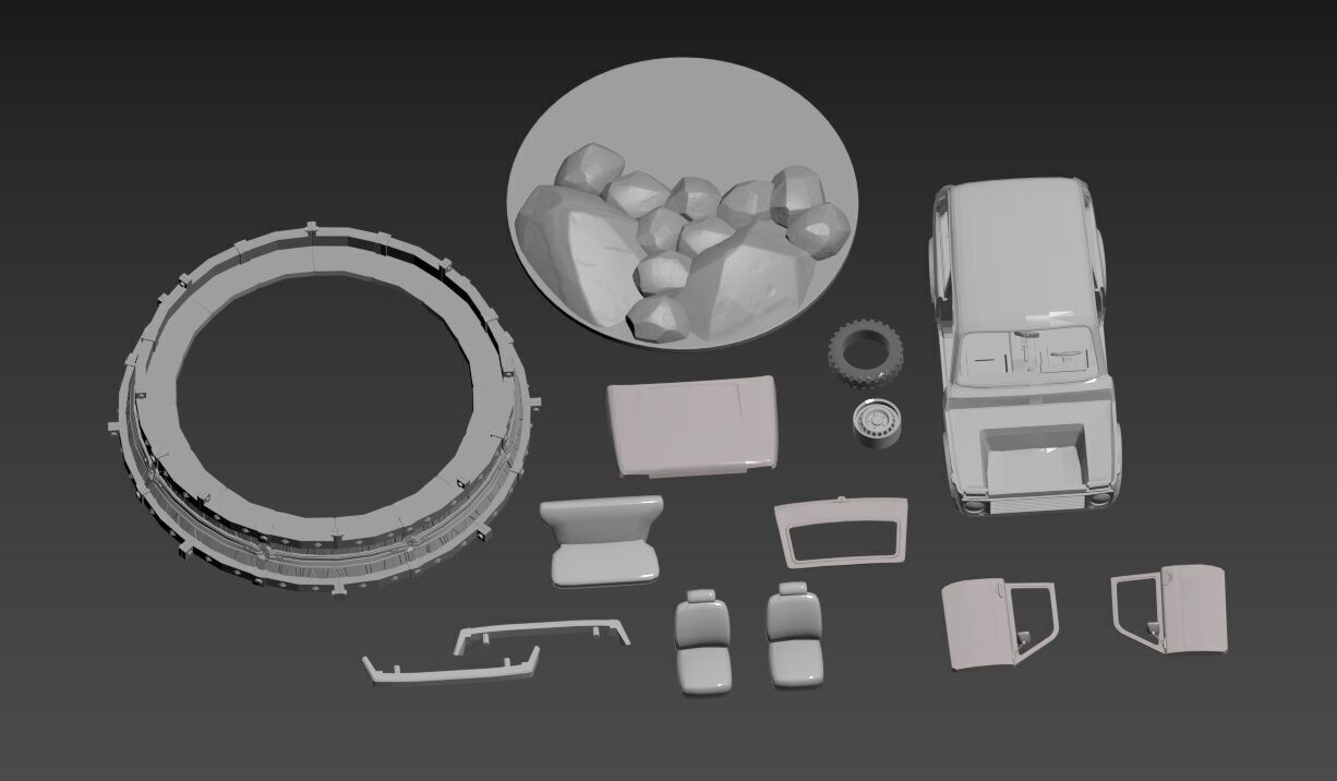 Exhibition - Niva on the rock 3D print model_17