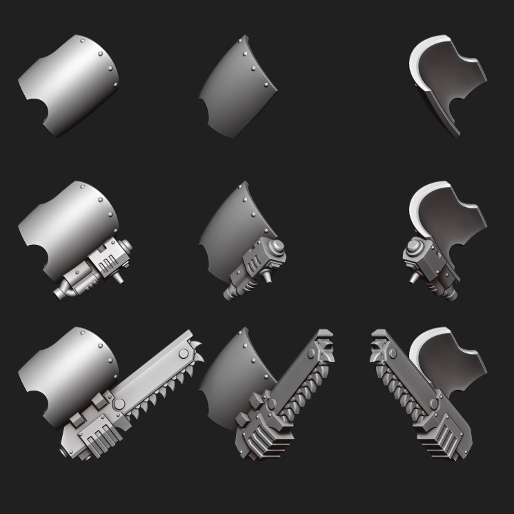 Veteran Termi Heavy Gauntlet Arm 3D print model_2