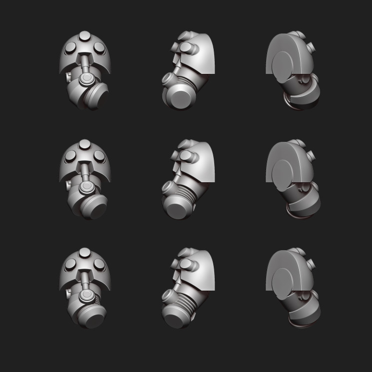 Veteran Termi Heavy Gauntlet Arm 3D print model_1