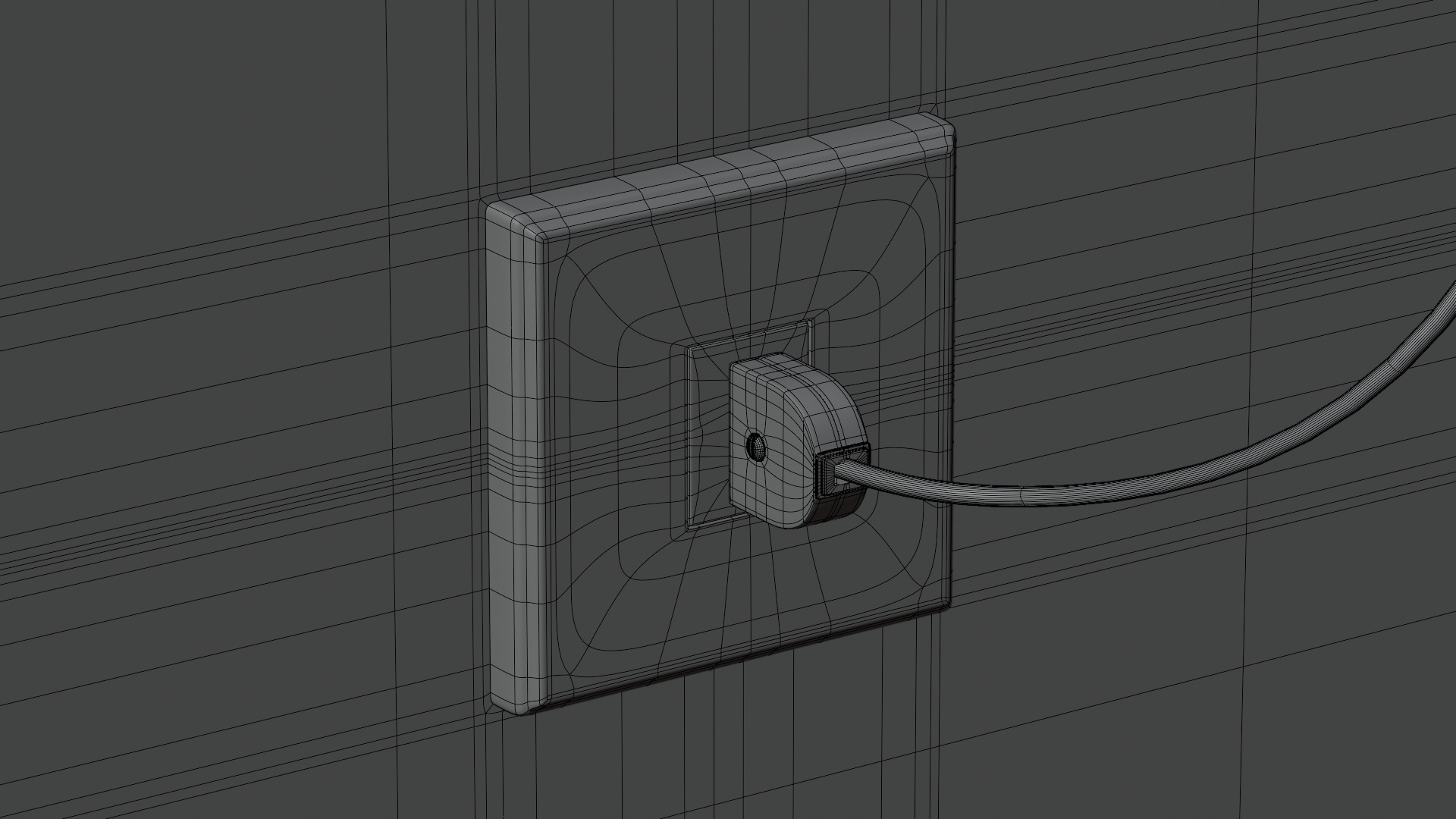 Lamp on Table 3D model_10