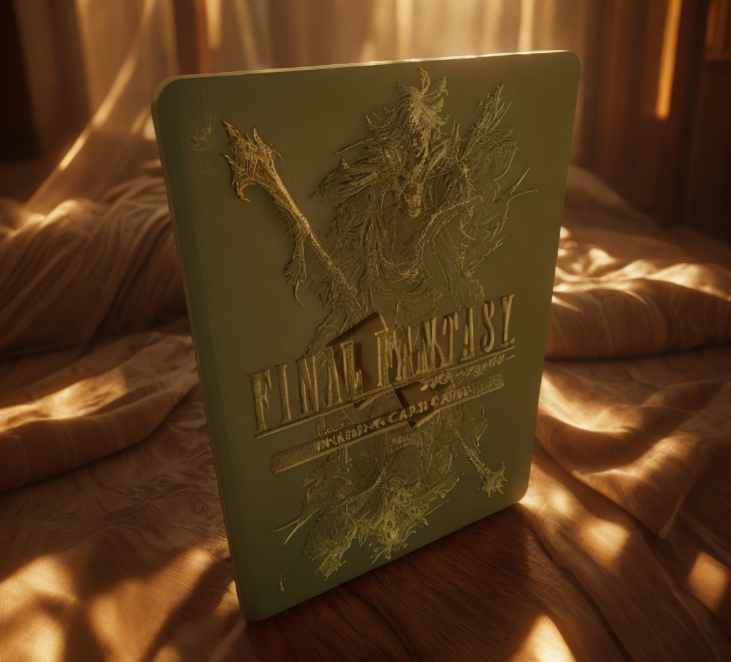 Tidus Yunas Guardian Card STL FFX Inspired Magic Style Custom 3D print model_1