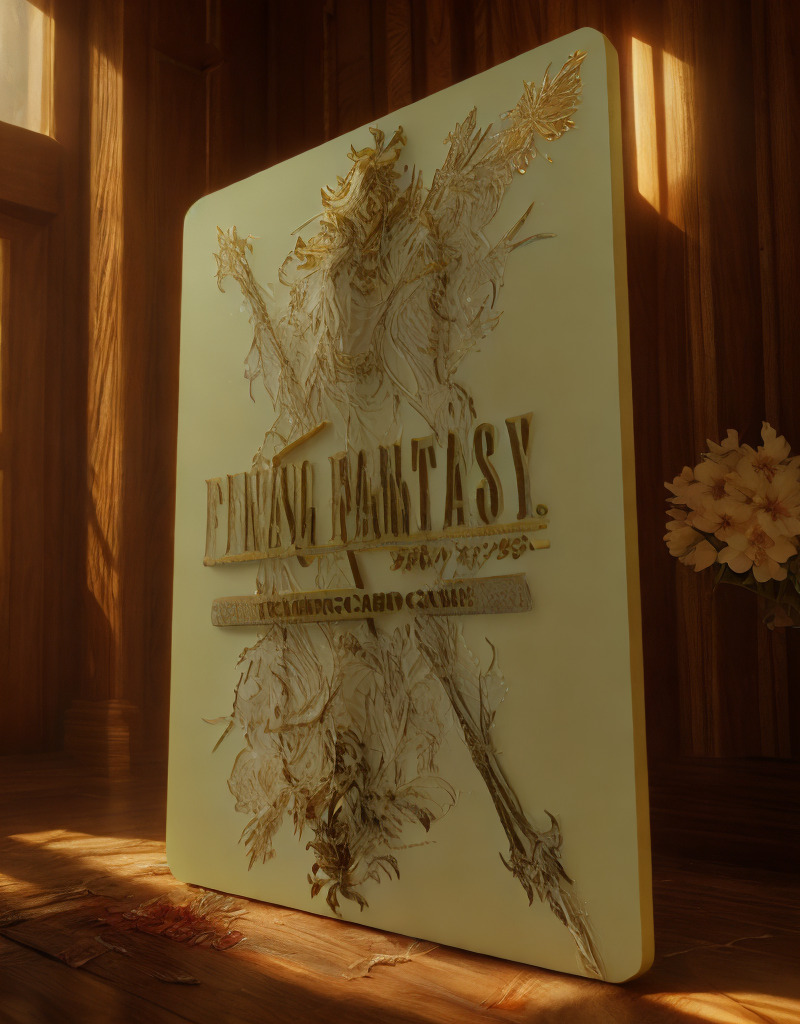 Tidus Yunas Guardian Card STL FFX Inspired Magic Style Custom 3D print model_2