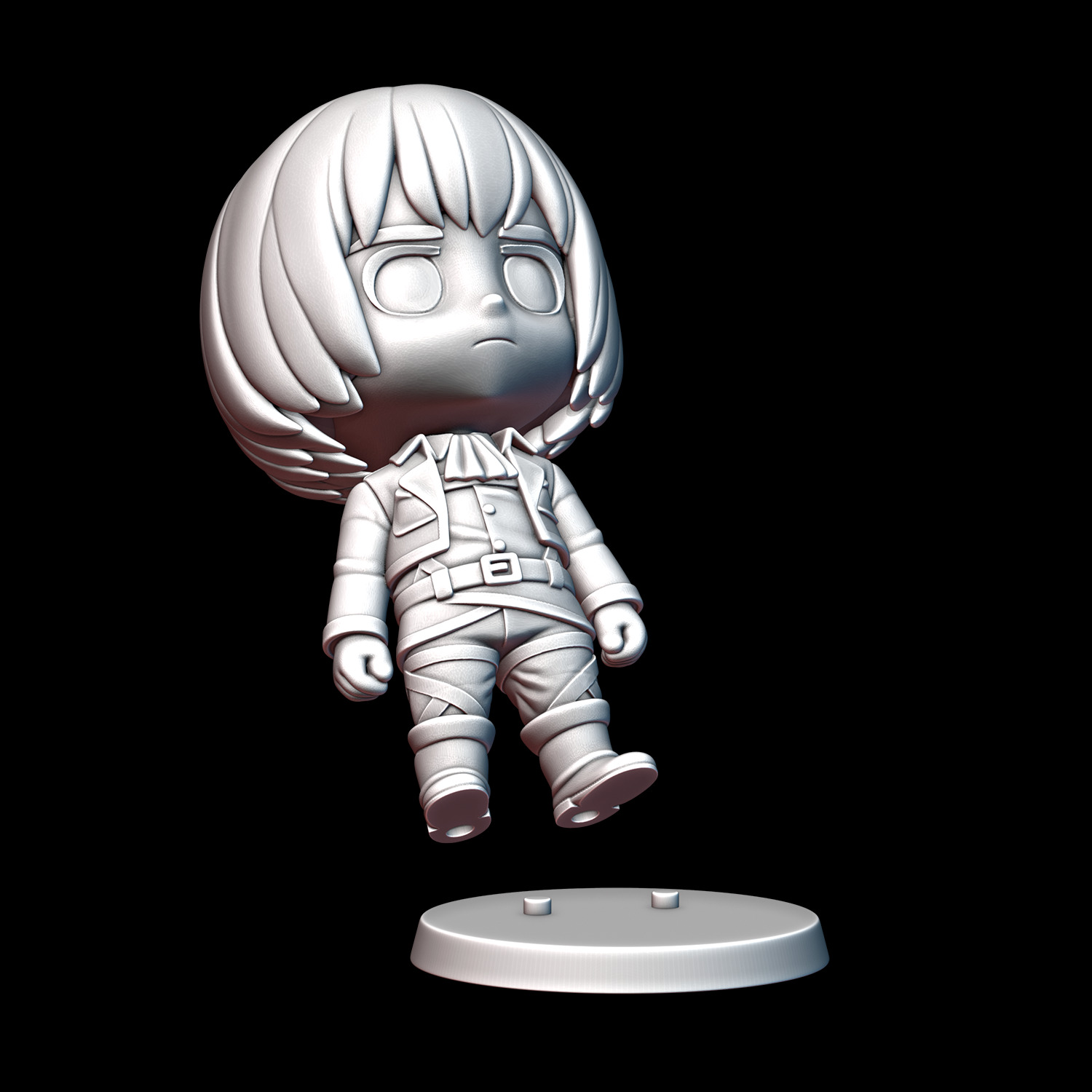 Chibi Armin 3D print model_4