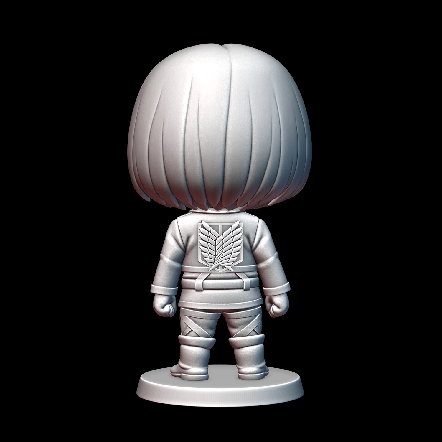 Chibi Armin 3D print model_3