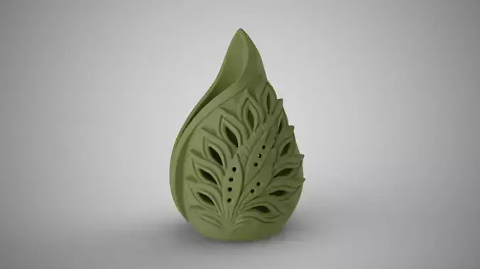 Floral Patterned Drop Decor