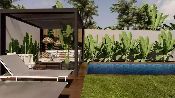 Sketchup exterior Design 3D model