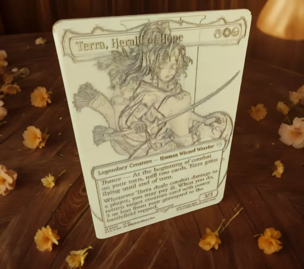 Terra Herald of Hope Final Fantasy VI Magic Style 3D print model_0