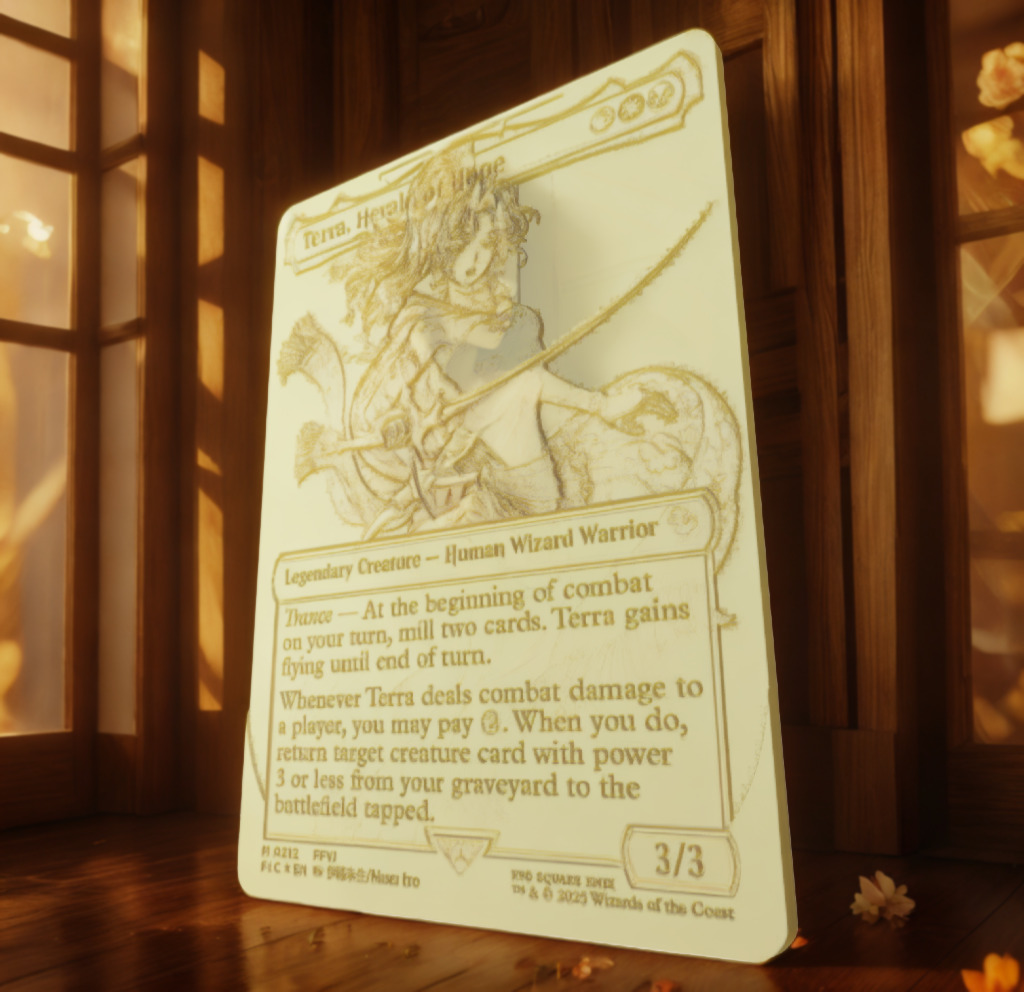 Terra Herald of Hope Final Fantasy VI Magic Style 3D print model_3