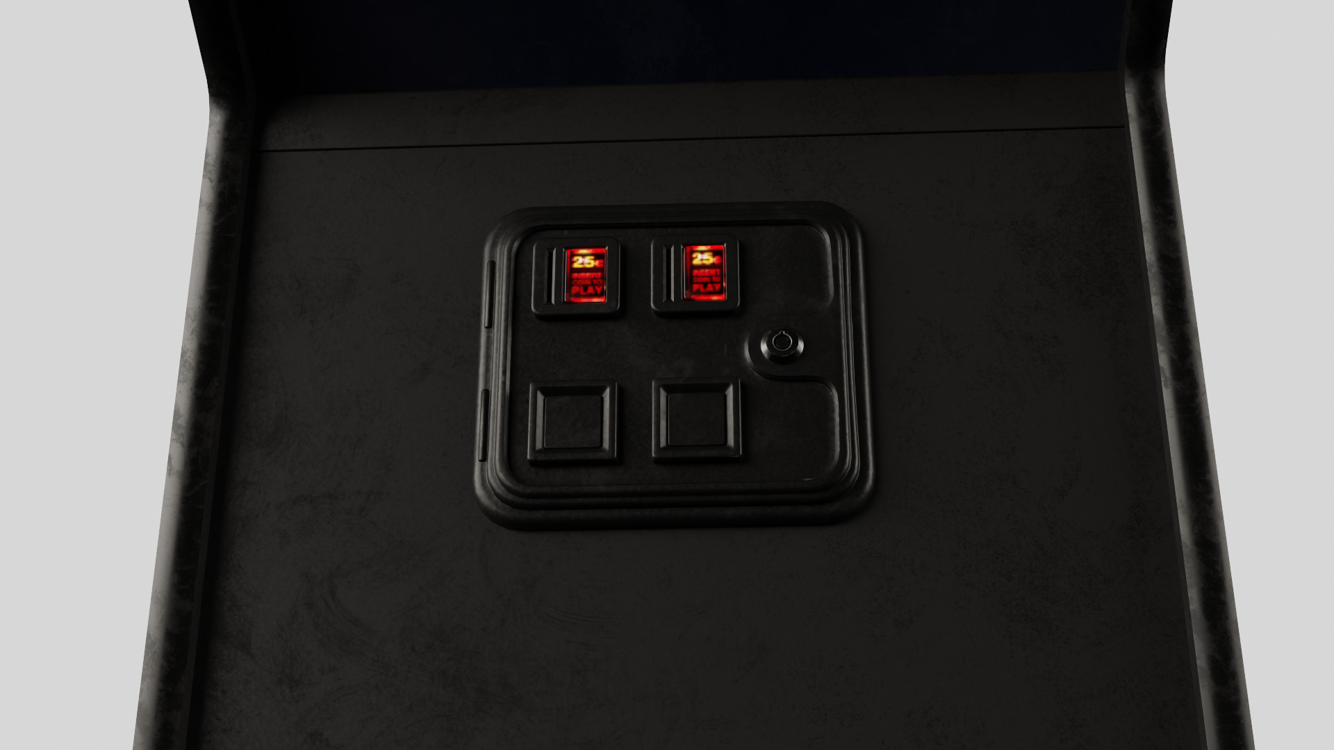 Centipede Arcade Cabinet Retro Low-poly 3D model_6