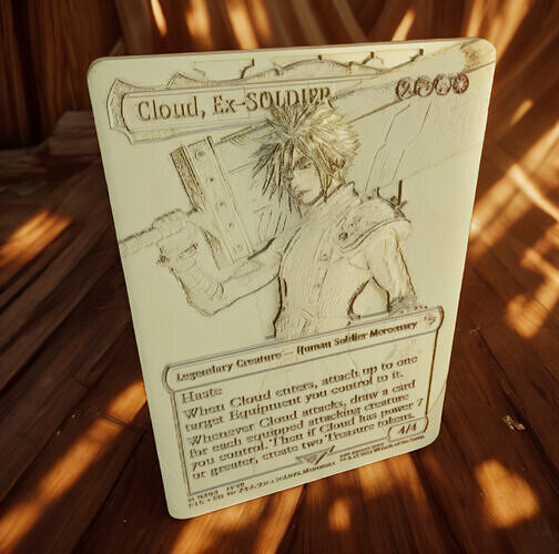 Cloud Ex SOLDIER Final Fantasy VII Magic-Style  3D print model