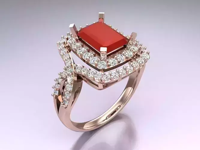 Rectangular Stone Rings - Womens Rings - N729825