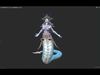 a monster of a snake Low-poly 3D model_2