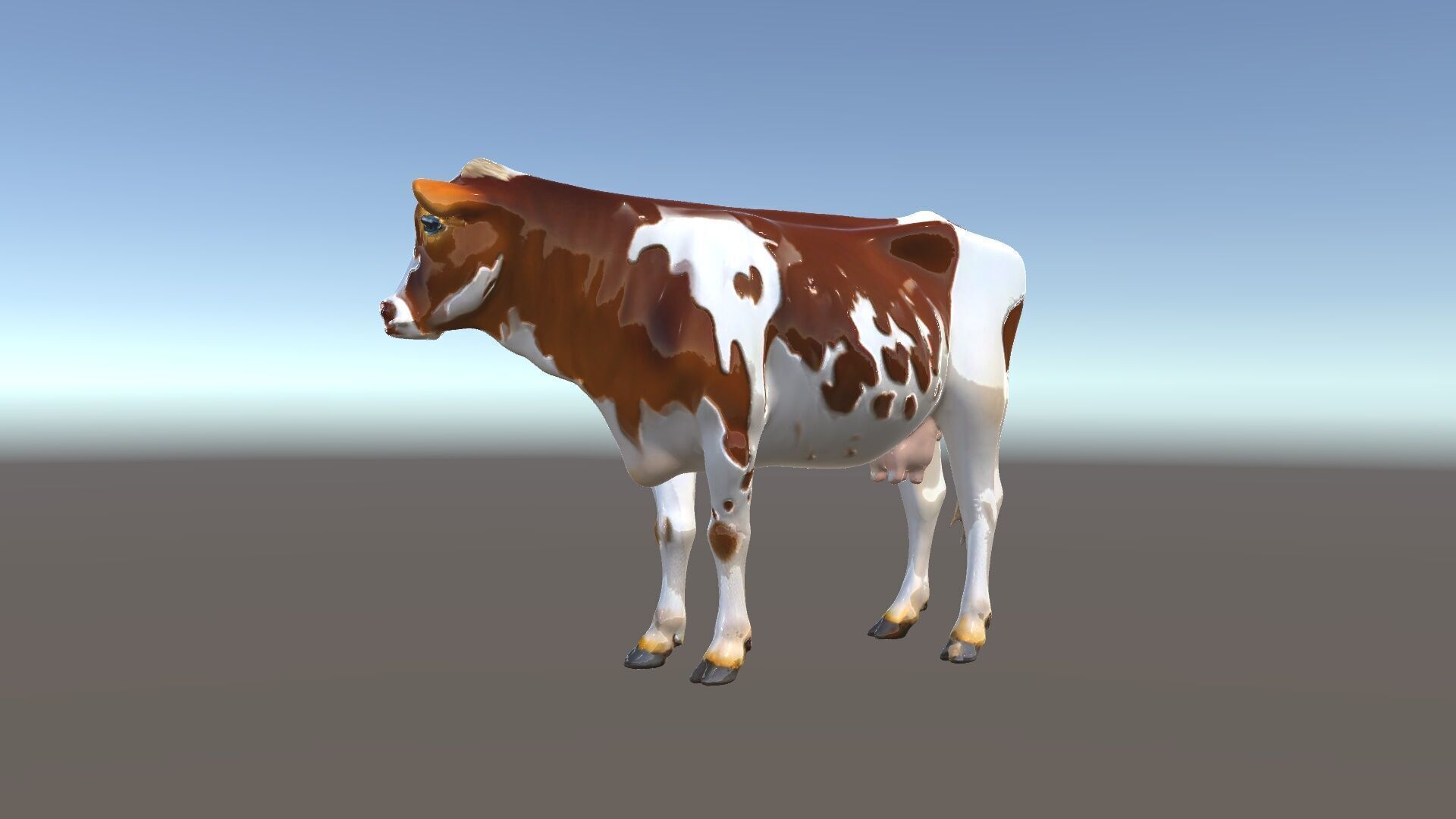 Dairy Cow D Model Pack with HighQuality Textures Low-poly 3D model_6