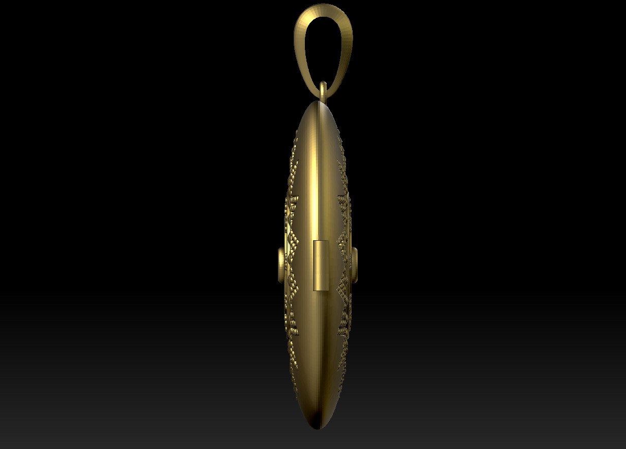 Fantasy Transforming Pendant 3D Printable Amulet Model 3D print model_16