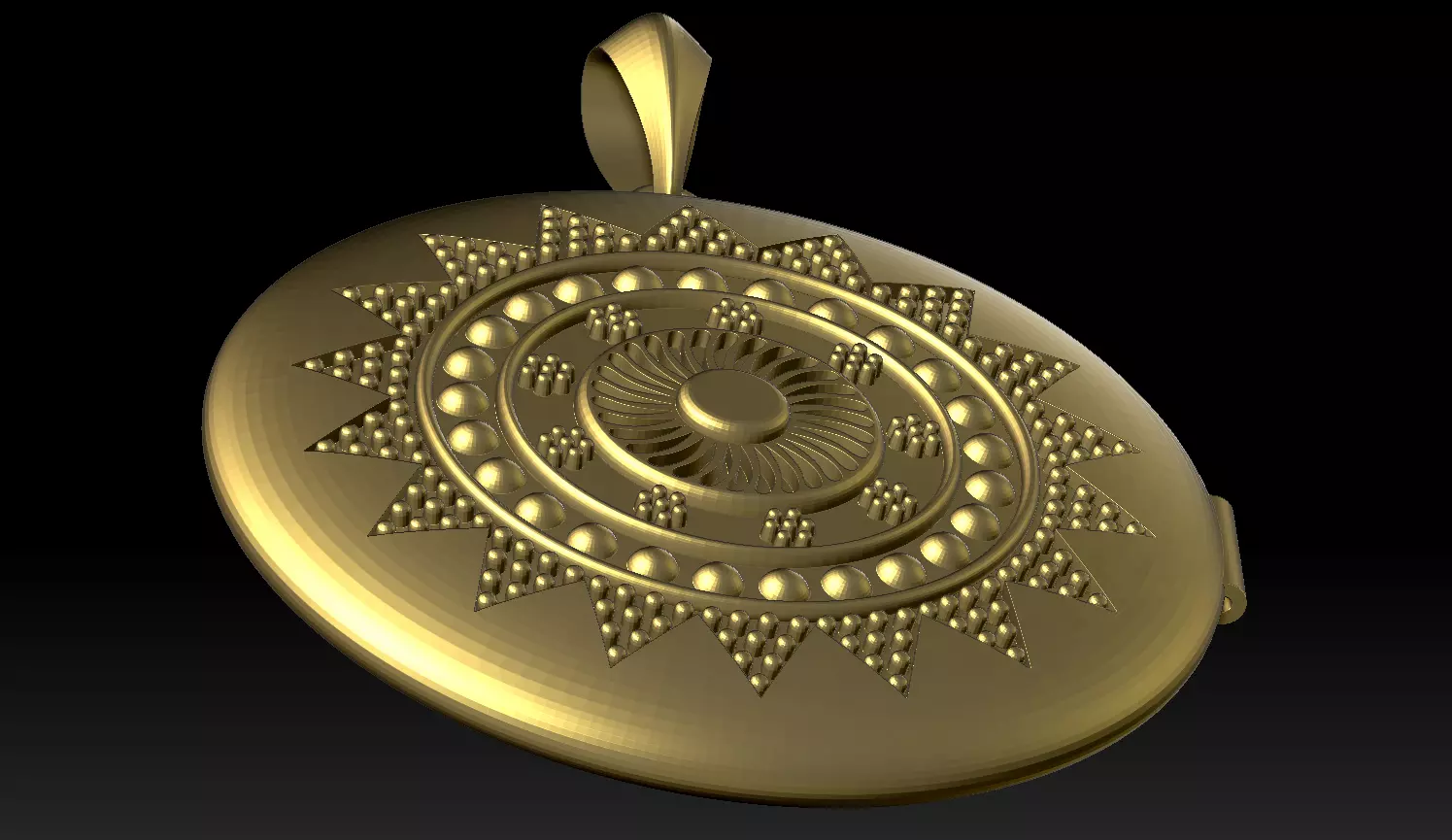 Fantasy Transforming Pendant 3D Printable Amulet Model 3D print model_0