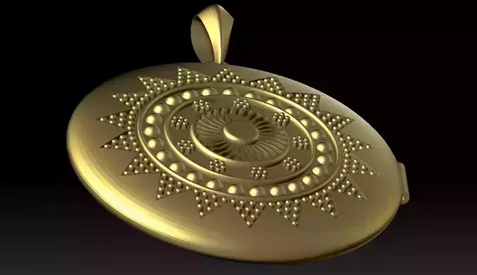 Fantasy Transforming Pendant 3D Printable Amulet Model