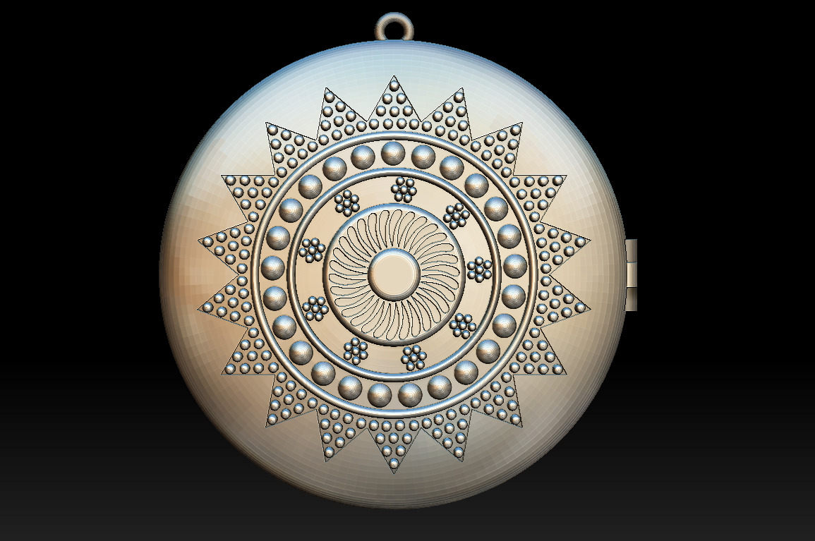 Fantasy Transforming Pendant 3D Printable Amulet Model 3D print model_2
