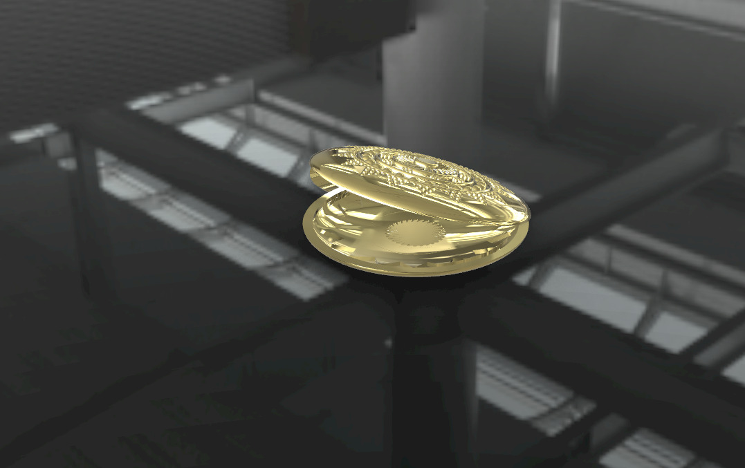 Fantasy Transforming Pendant 3D Printable Amulet Model 3D print model_3