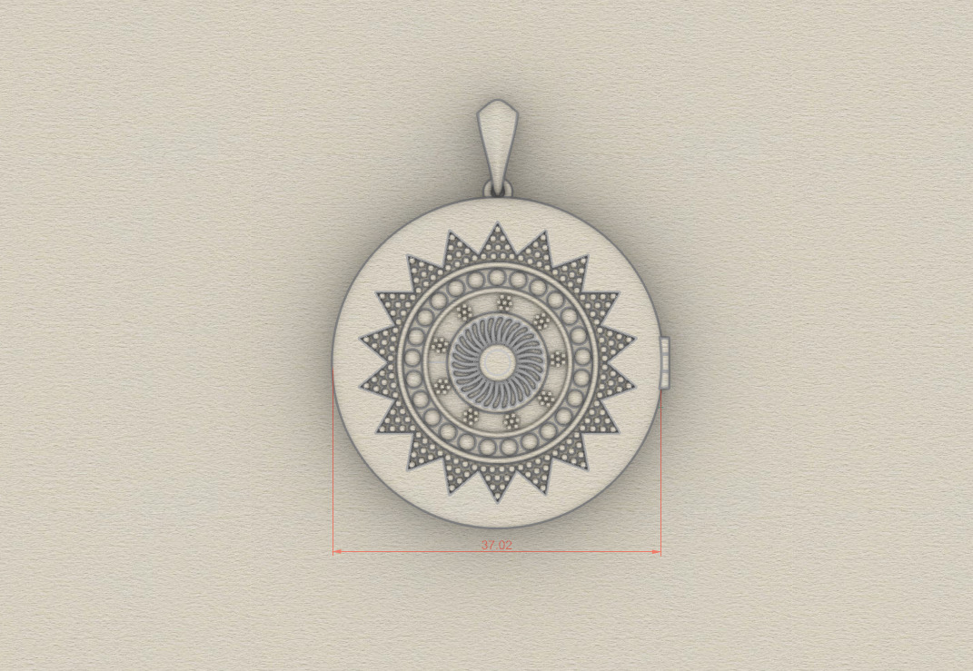 Fantasy Transforming Pendant 3D Printable Amulet Model 3D print model_6