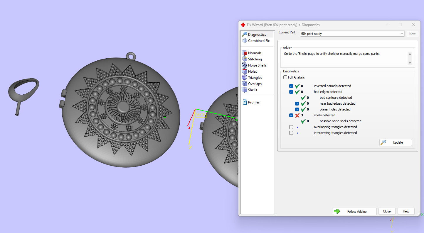 Fantasy Transforming Pendant 3D Printable Amulet Model 3D print model_9
