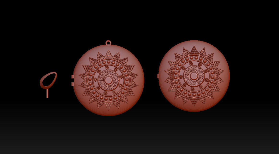 Fantasy Transforming Pendant 3D Printable Amulet Model 3D print model_10