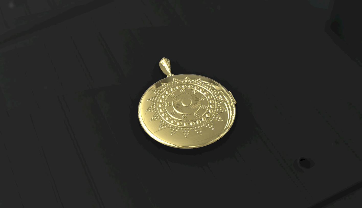 Fantasy Transforming Pendant 3D Printable Amulet Model 3D print model_14