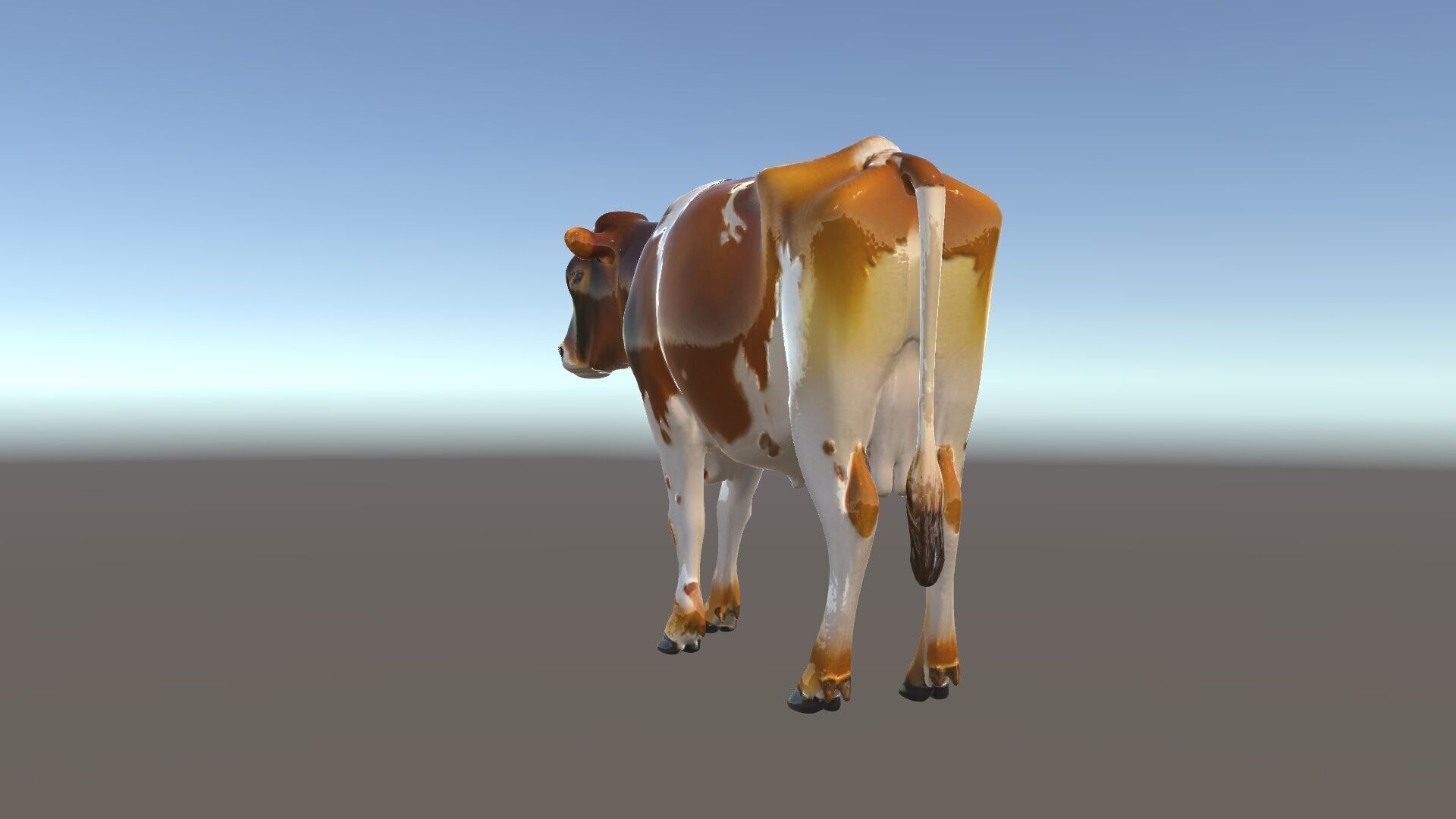Realistic Cow Model Pack Low-poly 3D model_35