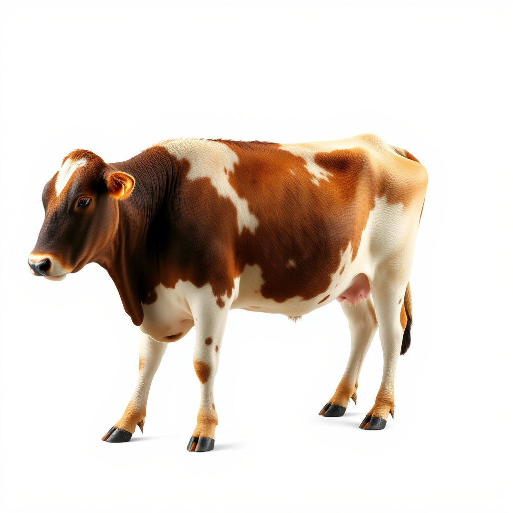 Realistic Cow Model Pack Low-poly 3D model_3