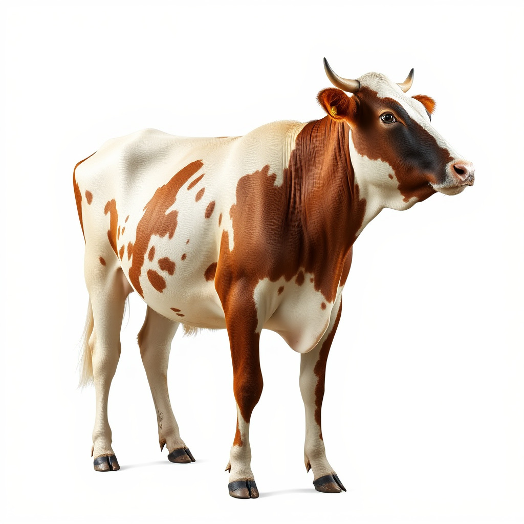 Detailed Cow Model Pack for Production Rendering Low-poly 3D model_2