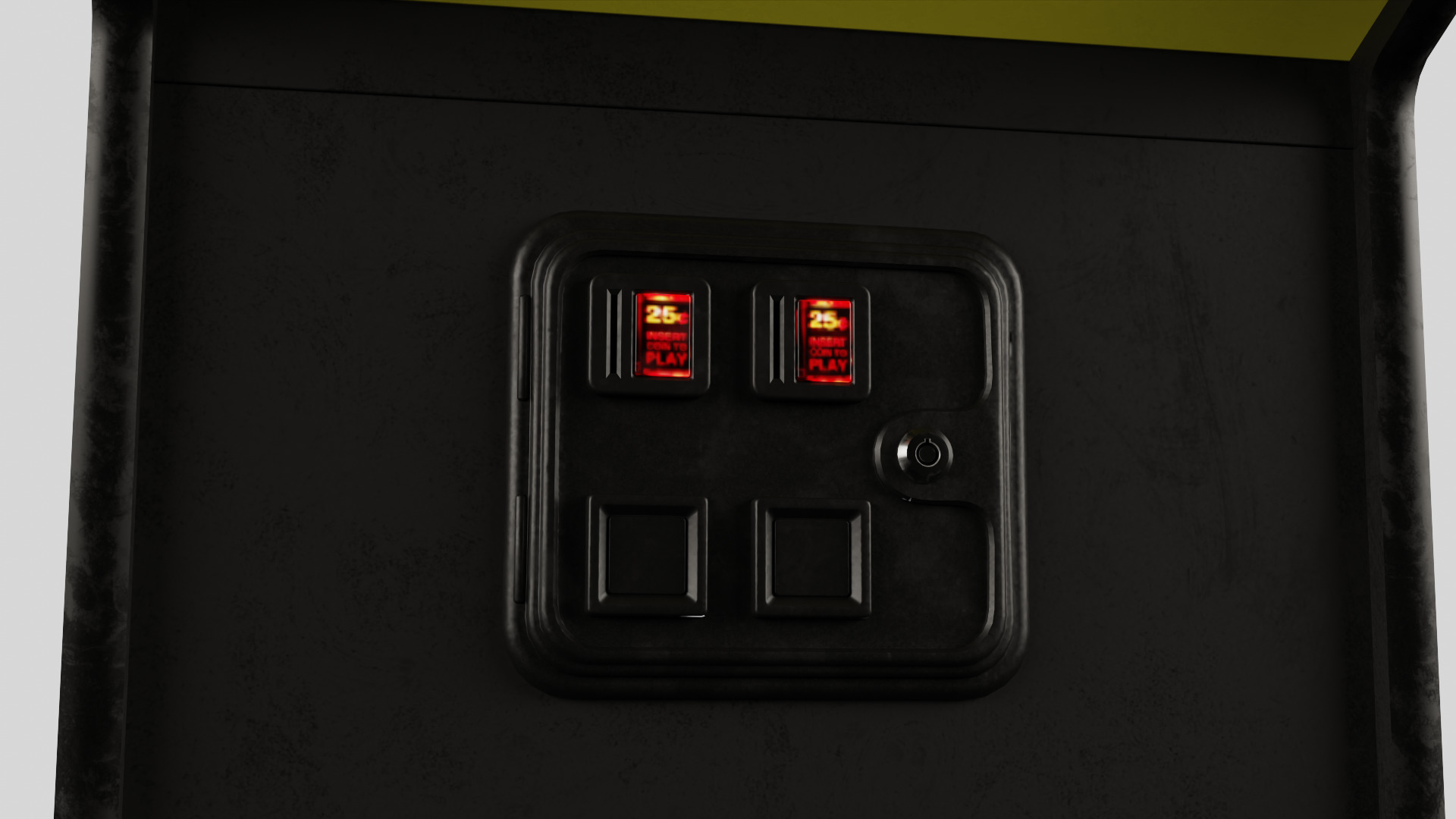 DigDug Arcade Cabinet Retro Low-poly 3D model_4